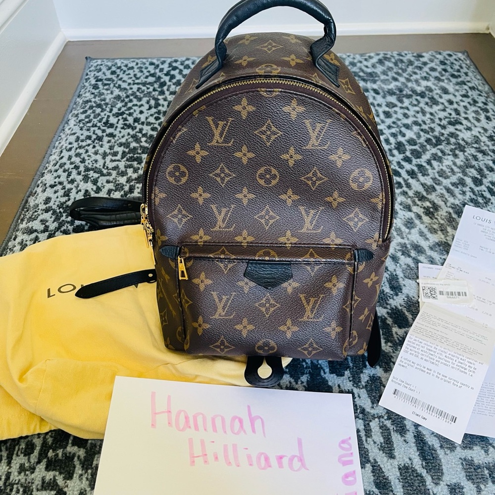 Louis Vuitton Palm Springs PM Monogram Black